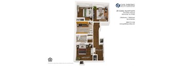 Two Bedroom Eat in Kitchen