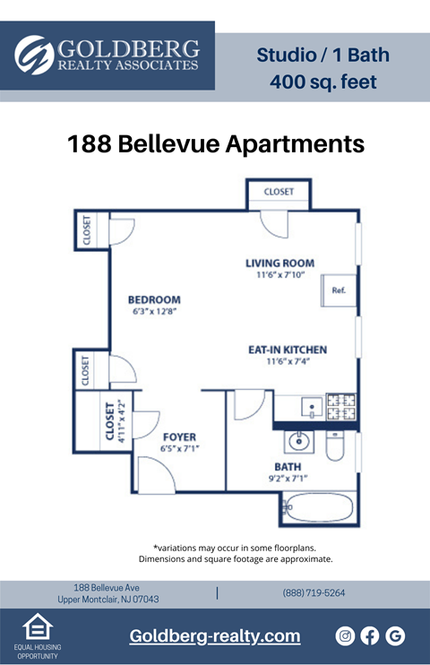 188 Bellevue Ave Studio-2 Beds Apartment for Rent - Photo Gallery 26