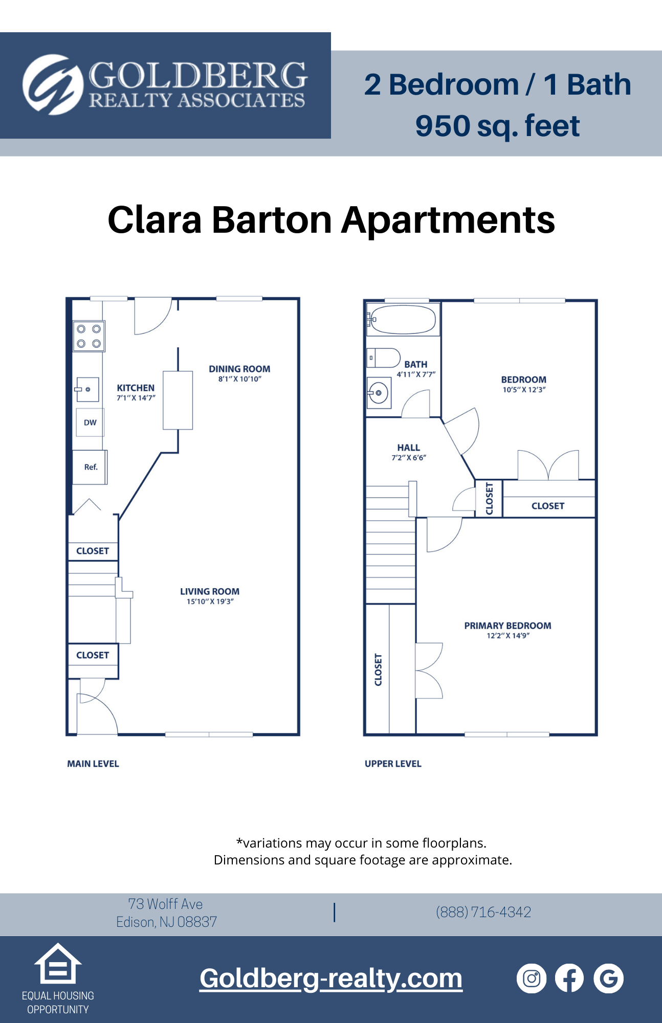 2 Bedroom Duplex