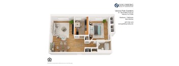 One Bedroom 1 bath