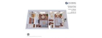 1 Bedroom with Eat in Kitchen