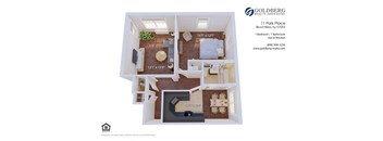 One Bedroom Eat in Kitchen