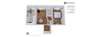 One Bedroom Eat in Kitchen