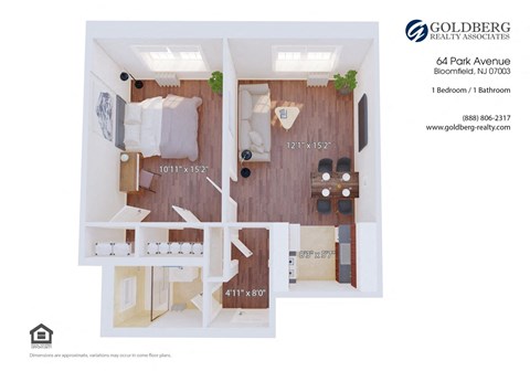 64 Park Avenue Studio-2 Beds Apartment for Rent - Photo Gallery 18