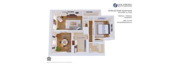 1 Bedroom Dining Room