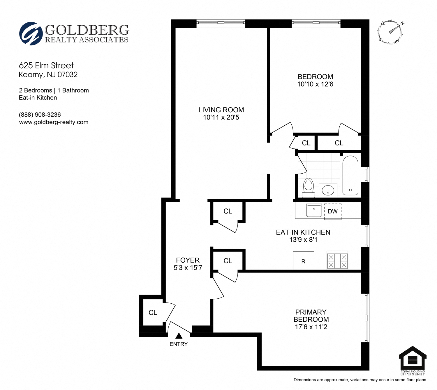 625 Elm Street 1-2 Beds Apartment for Rent - Photo Gallery 8