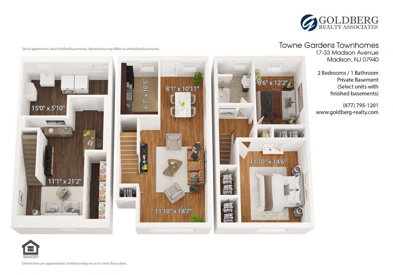 Two Bedroom-Townhouse (L shaped)