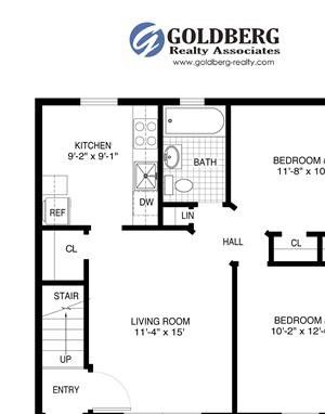 Two Bedroom-One Bath Two Bedroom-One Bath