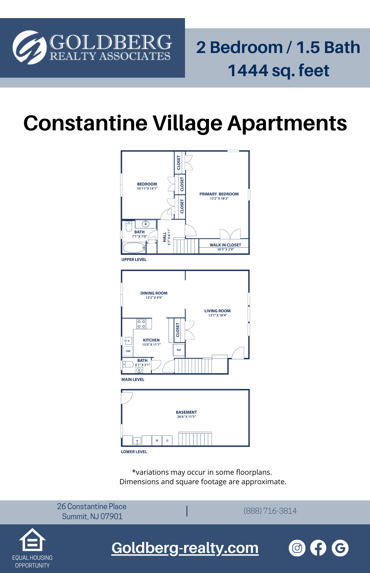 Two Bedroom Townhouse