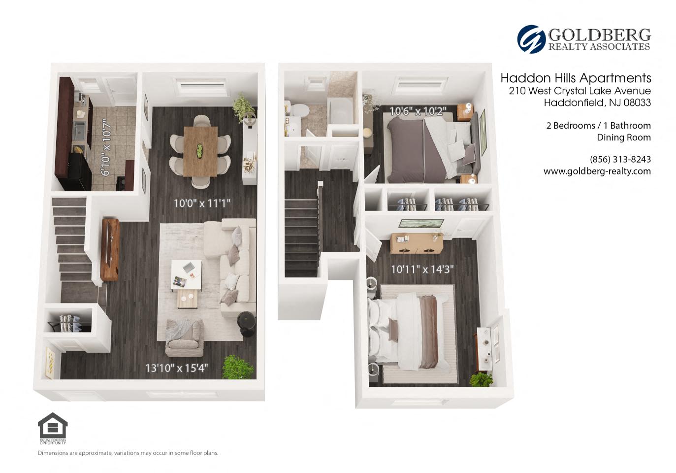 Two Bedroom Duplex