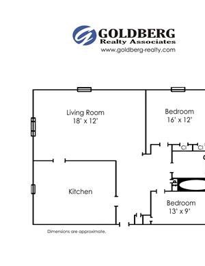2 Bedroom 1 bath 2 Bedroom 1 bath