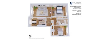 Two Bedroom One Bath