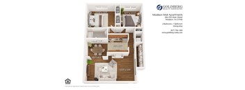 Two Bedroom Garden Style