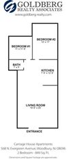 Two Bedroom-One Bath