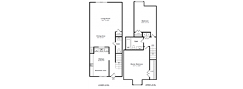 Faneuil Floor Plan at Windsor Village at Waltham, 976 Lexington Street, Waltham, MA 02452