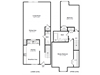 Faneuil Floor Plan Faneuil Floor Plan at Windsor Village at Waltham, 976 Lexington Street, Waltham, MA 02452
