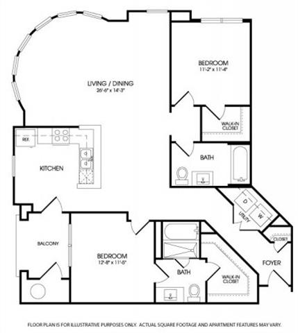 The Bentley Floorplan at The Manhattan Tower and Lofts