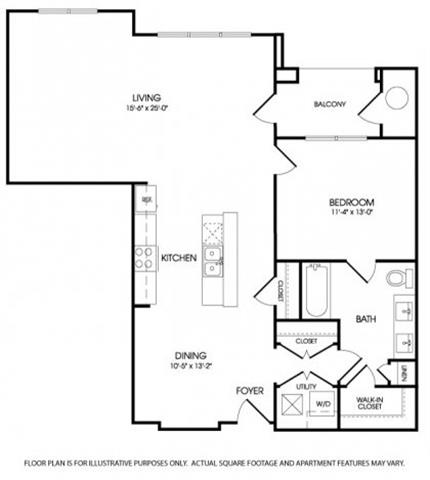 The Paramount Floorplan at The Manhattan Tower and Lofts
