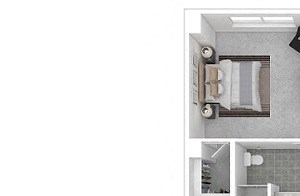 Carlyle floor plan Carlyle floor plan at The Manhattan Tower and Lofts, Denver, CO