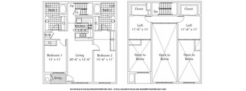 Floor plan at sunset + vine, Los Angeles, CA, 90028