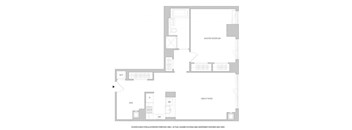 1Br Den 1Bth 1 Floorplan at The Aldyn