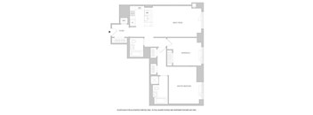 2Br 2Bth 1 Floorplan at The Aldyn