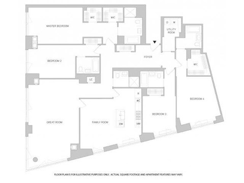 4Br 5Bth 2 Floorplan at The Aldyn