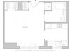 Studio 1 Floorplan Studio 1 Floorplan at The Aldyn