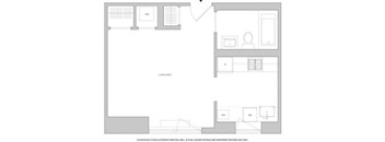 Studio 2 Floorplan at The Aldyn