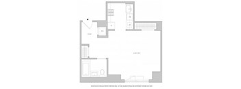 Studio 3 Floorplan at The Aldyn