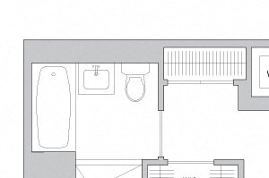 2BR 2bth - 7 Floorplan 2BR 2bth - 7 Floorplan at The Ashley