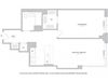 1BR 1Bth - 3 Floorplan 1BR 1Bth - 3 Floorplan at The Ashley