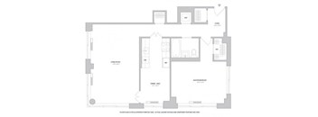 1BR 1Bth - 6 Floorplan at The Ashley