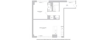 1BR 1Bth - 8 Floorplan at The Ashley