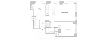 2BR 2Bth - 2 Floorplan at The Ashley