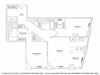 2BR 2Bth - 6 Floorplan 2BR 2Bth - 6 Floorplan at The Ashley