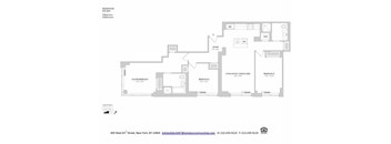 3BR 2Bth Floorplan at The Ashley