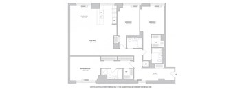3BR 3Bth - 3 Floorplan at The Ashley