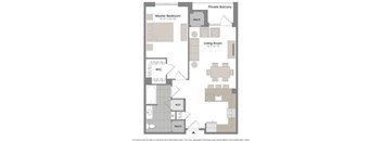 Floorplan at Twenty50 by Windsor, 2050 N. Central Rd., Fort Lee, NJ 07024
