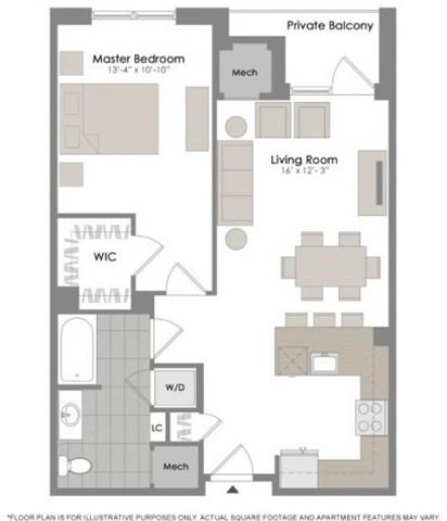 Floorplan at Twenty50 by Windsor, 2050 N. Central Rd., Fort Lee, NJ 07024