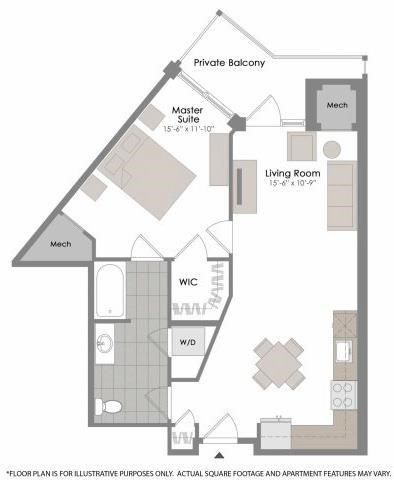 Floorplan at Twenty50 by Windsor, 2050 N. Central Rd., Fort Lee, NJ 07024