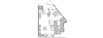 Floorplan at Twenty50 by Windsor, 2050 N. Central Rd., Fort Lee, NJ 07024