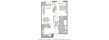 Floorplan at Twenty50 by Windsor, 2050 N. Central Rd., Fort Lee, NJ 07024