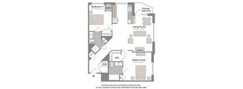 Floorplan at Twenty50 by Windsor, 2050 N. Central Rd., Fort Lee, NJ 07024