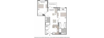 Floorplan at Twenty50 by Windsor, 2050 N. Central Rd., Fort Lee, NJ 07024