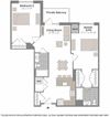 Floorplan` Floorplan at Twenty50 by Windsor, 2050 N. Central Rd., Fort Lee, NJ 07024