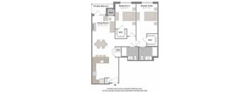Floorplan at Twenty50 by Windsor, 2050 N. Central Rd., Fort Lee, NJ 07024