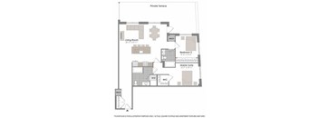 Floorplan at Twenty50 by Windsor, 2050 N. Central Rd., Fort Lee, NJ 07024