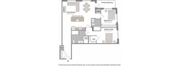 Floorplan at Twenty50 by Windsor, 2050 N. Central Rd., Fort Lee, NJ 07024