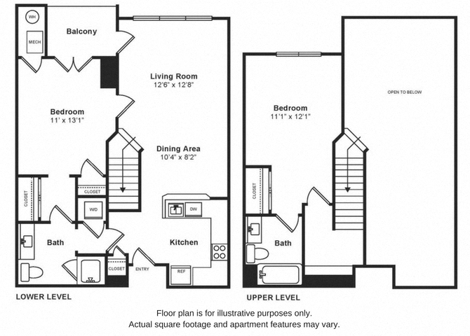 Asbury Penthouse Floorplan at Windsor at Liberty House